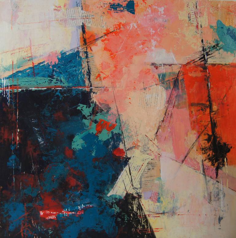 Disrupted Narrative Painting by Marion Hedger | Saatchi Art