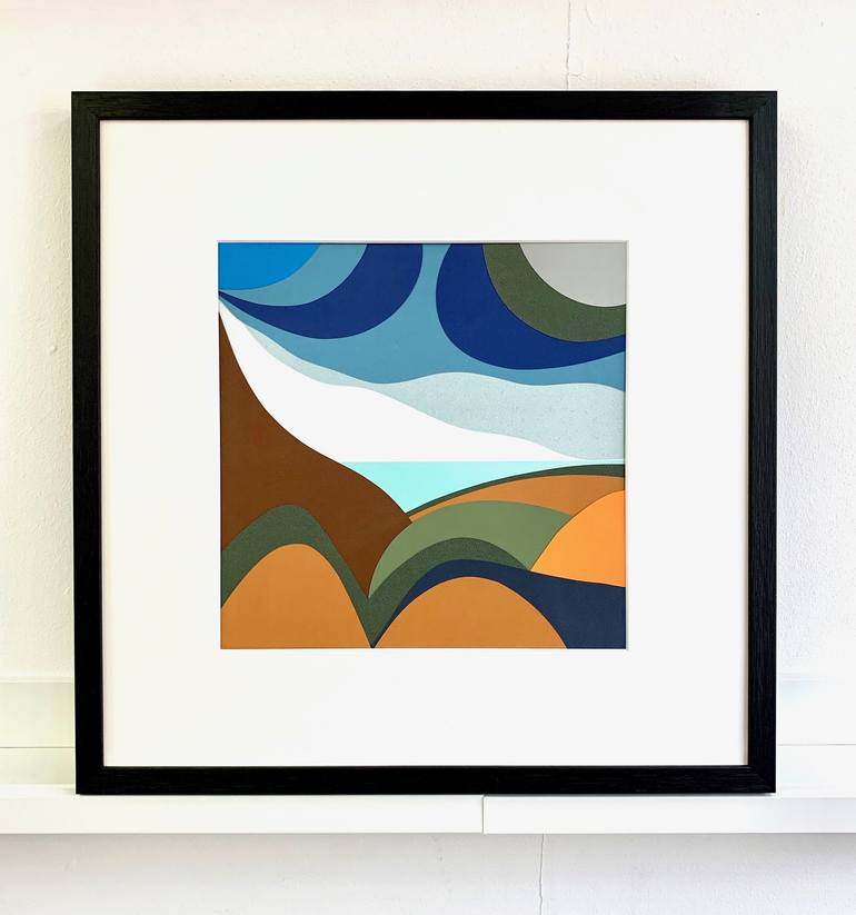 Original Landscape Abstract Collage by Brian Reinker