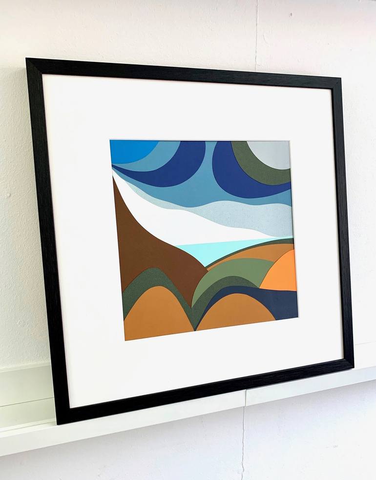 Original Landscape Abstract Collage by Brian Reinker