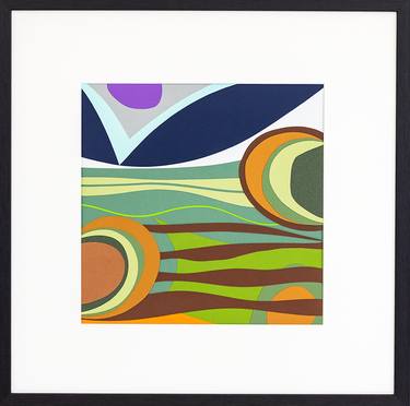 Original Abstract Landscape Collage by Brian Reinker