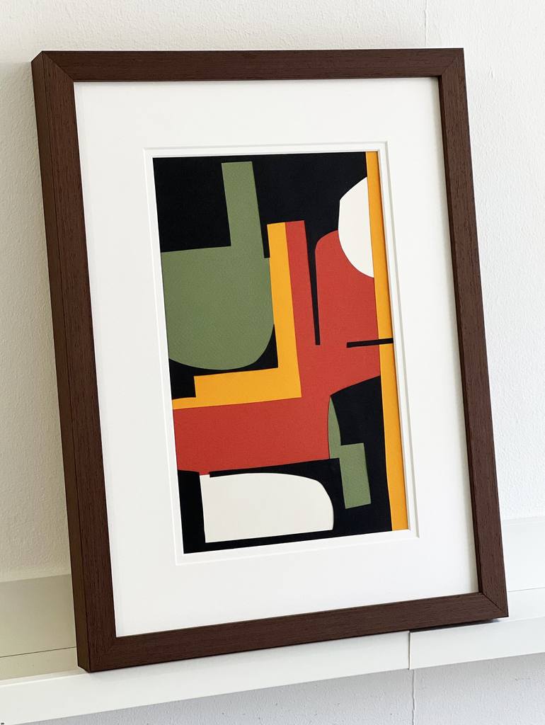 Original Modern Abstract Collage by Brian Reinker