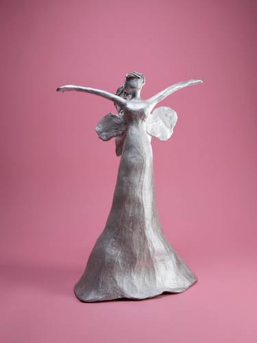 Original Figurative Fantasy Sculpture by Heidi Kujat