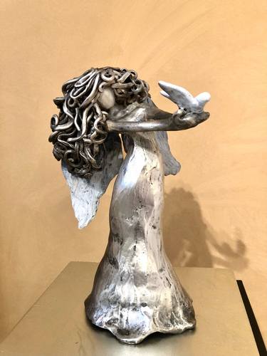 Original Abstract Expressionism Women Sculpture by Heidi Kujat
