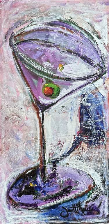 Original Abstract Food & Drink Paintings by JanettMarie Marra