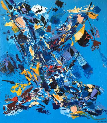 Original Abstract Painting by Evgeniy Tkachenko