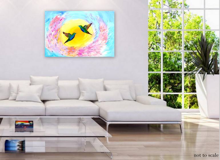 Original Pop Art Abstract Painting by Cathy Jacobs