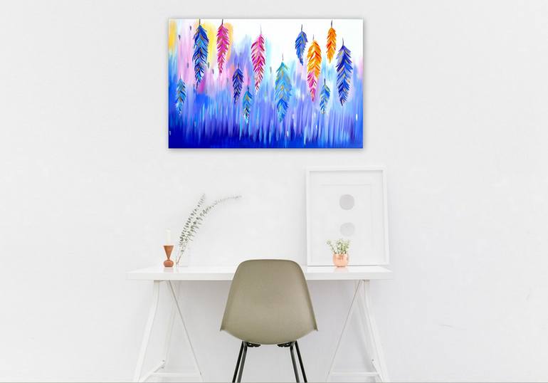 Original Fine Art Abstract Painting by Cathy Jacobs