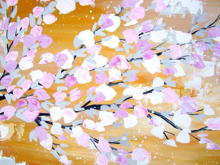 Original Impressionism Floral Painting by Cathy Jacobs