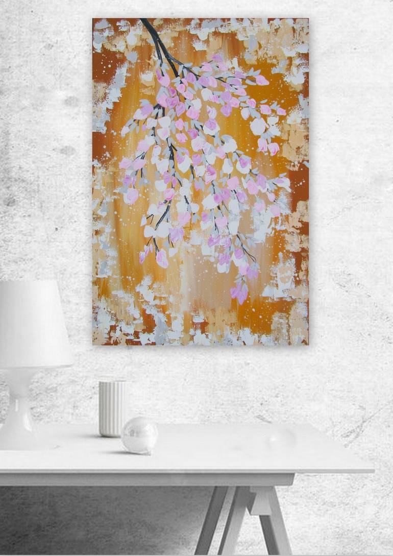 Original Impressionism Floral Painting by Cathy Jacobs