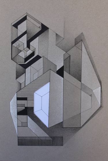 Print of Conceptual Geometric Paintings by Dop Art