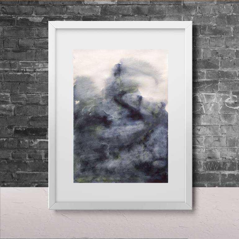 Original Abstract Expressionism Abstract Painting by Alex Ivanov