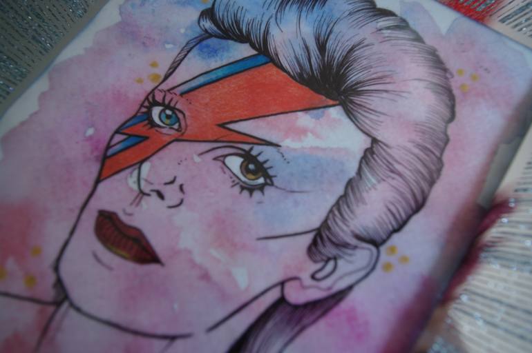 Original Illustration Pop Culture/Celebrity Painting by Roisin Dolan