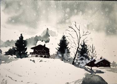 Original Landscape Painting by Hanna Bulgakova