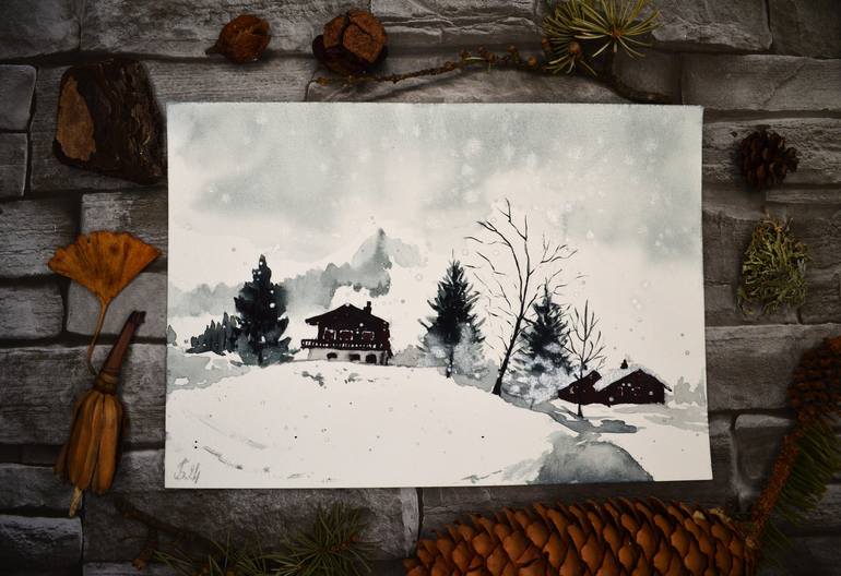 Original Landscape Painting by Hanna Bulgakova