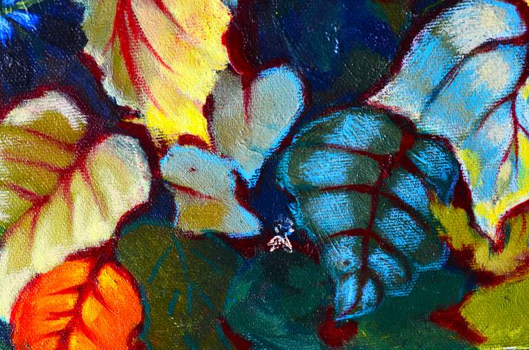 Original Impressionism Botanic Painting by Hanna Bulgakova