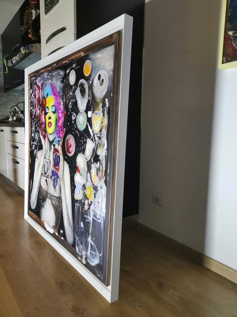Original Contemporary Pop Culture/Celebrity Mixed Media by Maurizio Martini