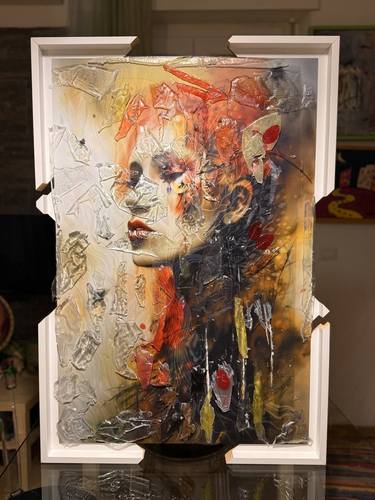 Original Pop Art Pop Culture/Celebrity Mixed Media by Maurizio Martini