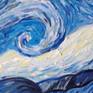 Hand-painted reproduction of famous Van Gogh painting. Size is the same as original!