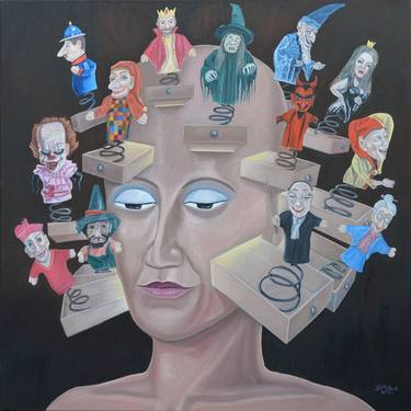 Original Figurative Education Painting by Benno Soekeland