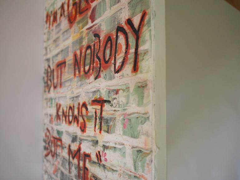 Original Modernism Graffiti Painting by Sylvia B