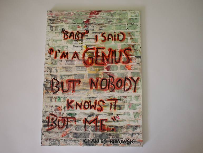 Original Modernism Graffiti Painting by Sylvia B