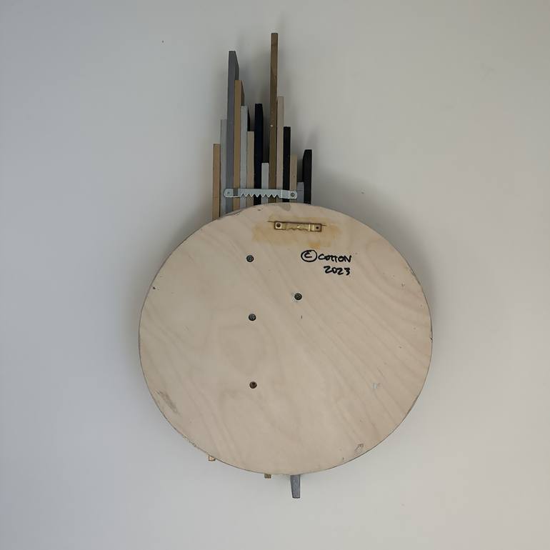Original Contemporary Time Collage by Courtney Cotton