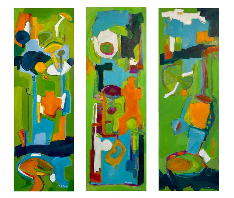 Original Contemporary Nature Painting by Courtney Cotton