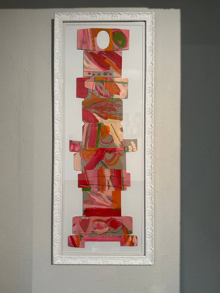 Original Abstract Expressionism People Collage by Courtney Cotton