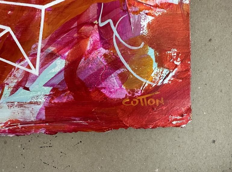 Original Abstract Travel Painting by Courtney Cotton