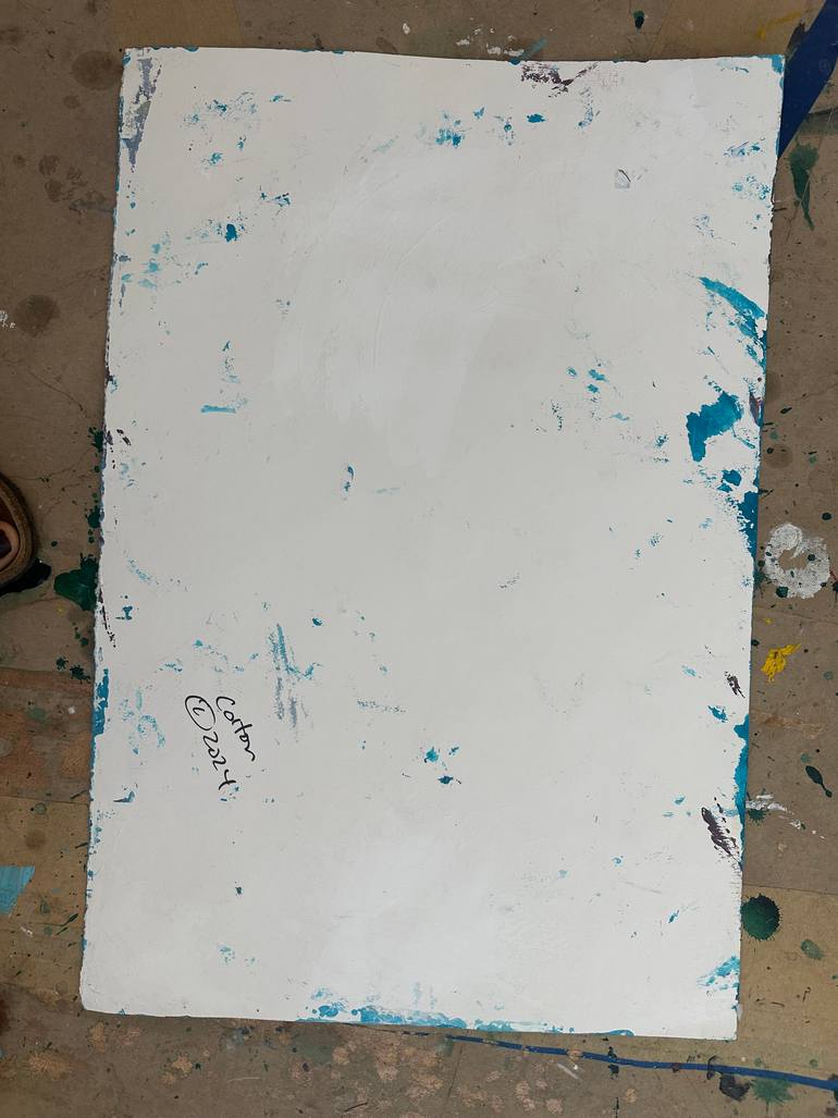 Original Conceptual Beach Painting by Courtney Cotton