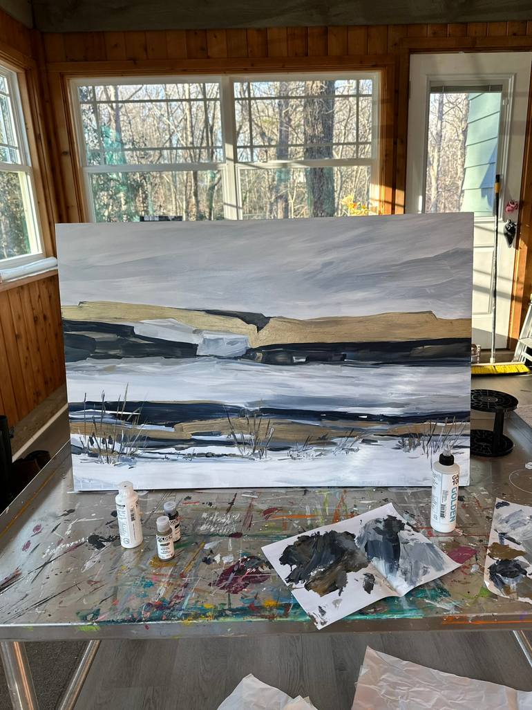 Original Expressionism Landscape Painting by Courtney Cotton