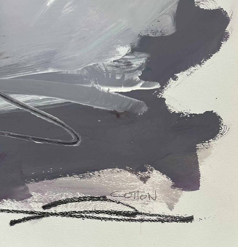 Original Abstract Expressionism Abstract Painting by Courtney Cotton