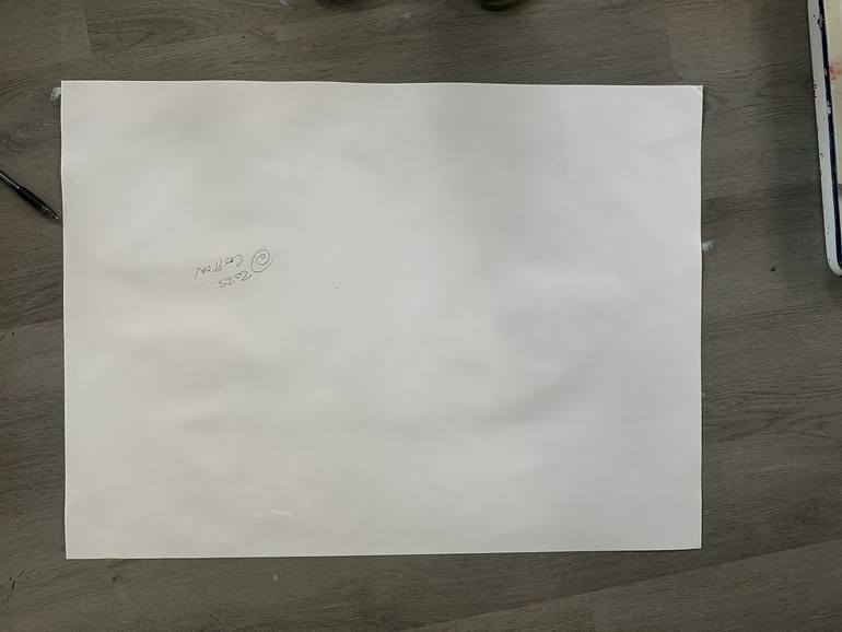 Original Abstract Expressionism Abstract Painting by Courtney Cotton