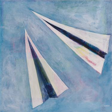 Print of Abstract Airplane Paintings by Courtney Cotton