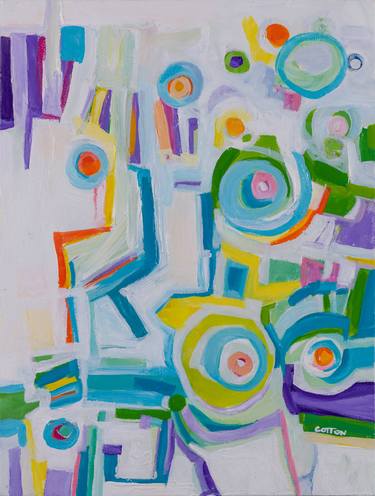 Print of Abstract Children Paintings by Courtney Cotton