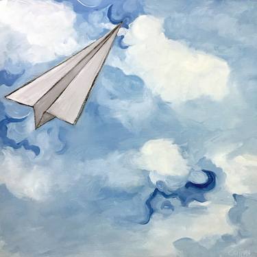 Print of Airplane Paintings by Courtney Cotton