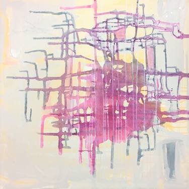 Original Abstract Expressionism Science/Technology Paintings by Courtney Cotton
