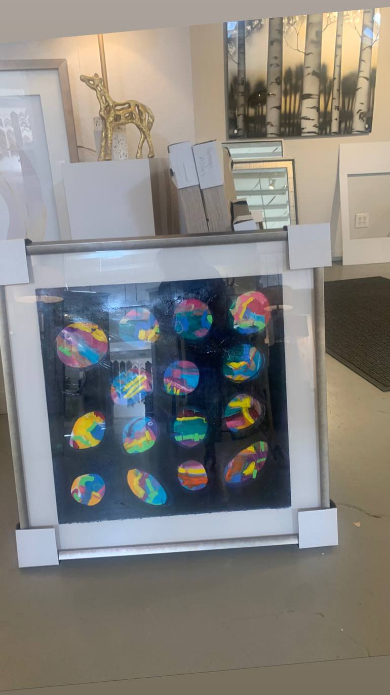 Original Abstract Patterns Painting by Courtney Cotton