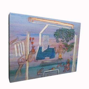 Family in Conil - Stretched canvas thumb