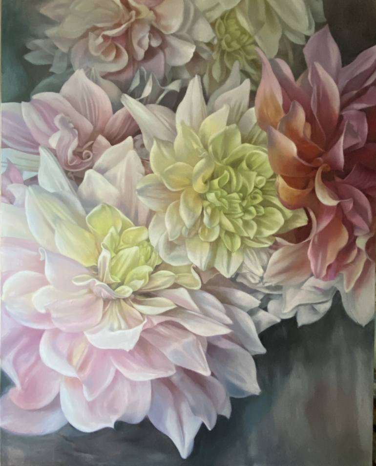 Original Contemporary Botanic Painting by Tammy Ricker