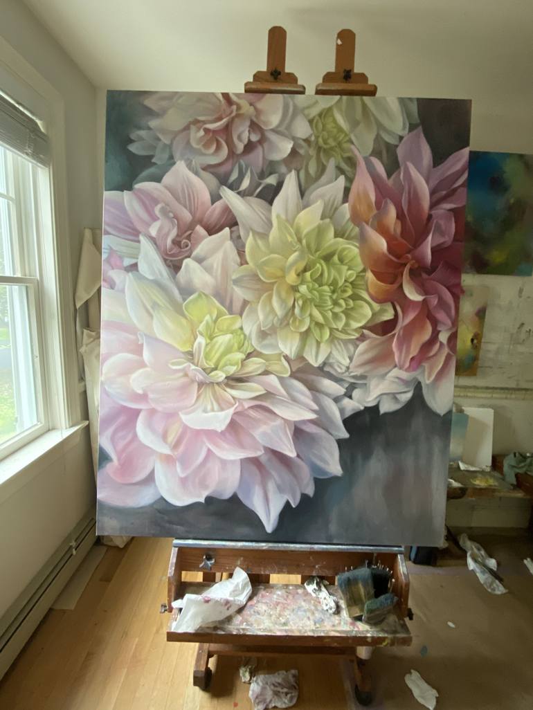 Original Contemporary Botanic Painting by Tammy Ricker