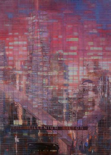 Original Contemporary Architecture Paintings by cai lixian