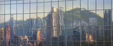 Original Modern Architecture Paintings by Cai Lixian