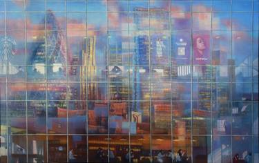 Original Contemporary Architecture Paintings by cai lixian