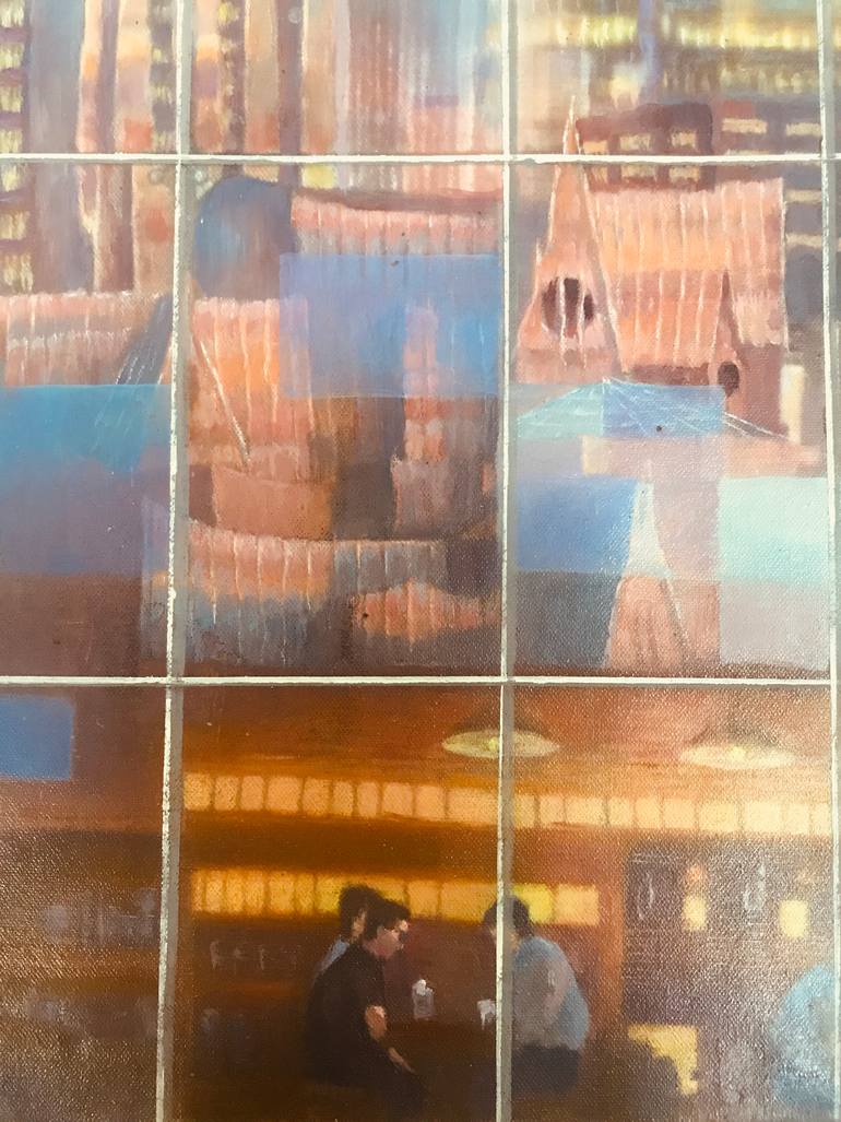 Original Contemporary Architecture Painting by Cai Lixian