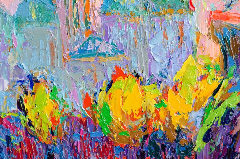 Original Impressionism Landscape Painting by Olha Sarakhman