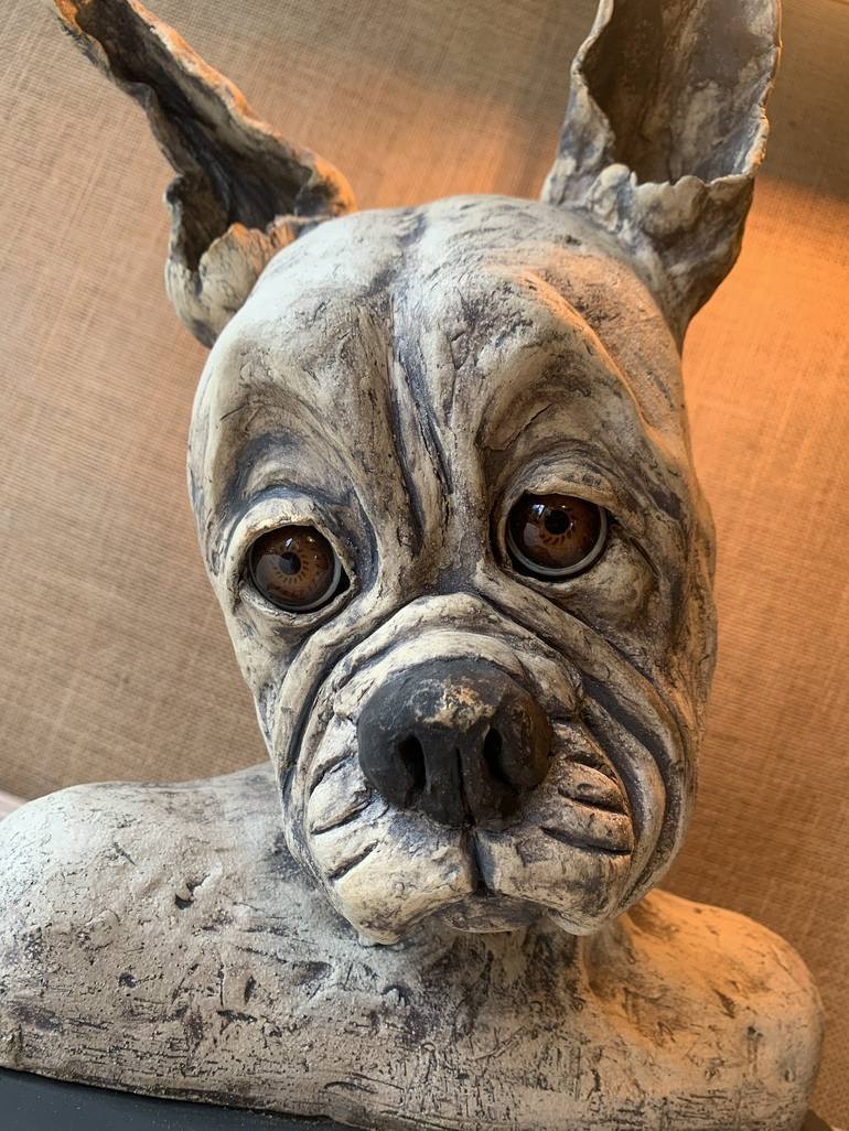 Original Figurative Dogs Sculpture by Rosh Keegan