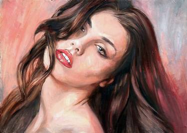 Print of Photorealism Women Paintings by Jurek Hadyk