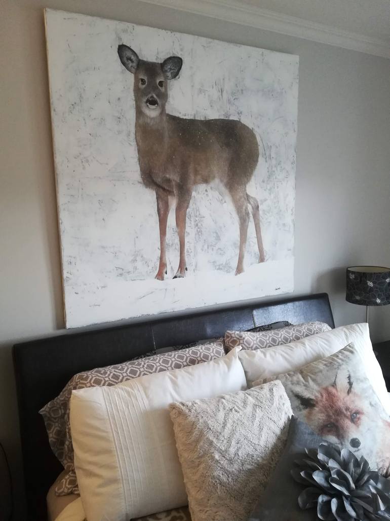 Original Figurative Animal Painting by Amelie Robitaille