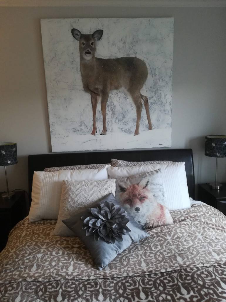 Original Figurative Animal Painting by Amelie Robitaille